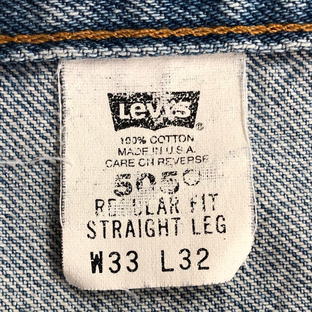 Vintage Men's 505 Levi's Jeans Size 33 x 32 - Picture 9 of 10